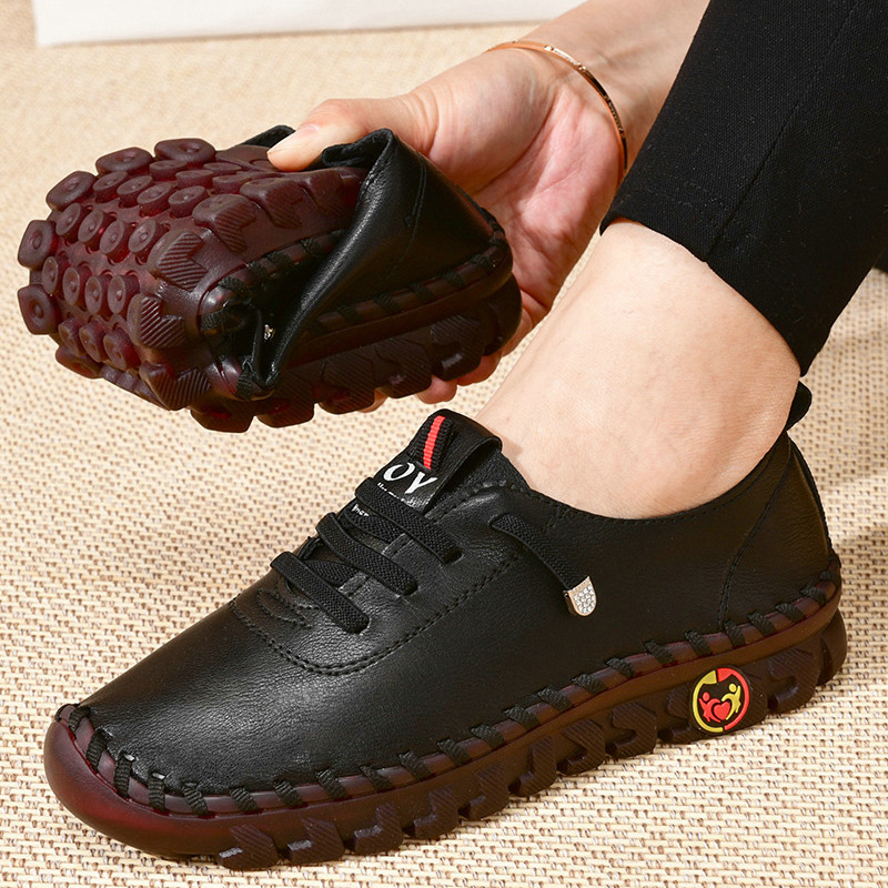 nouvelles chaussures décontractées pour femme à plateforme, mocassins à lacets, chaussures plates, chaussures de maman, chaussures de conduite nouvelles chaussures décontractées pour femme à plateforme, mocassins à lacets, chaussures plates, chaussures de maman, chaussures de conduite