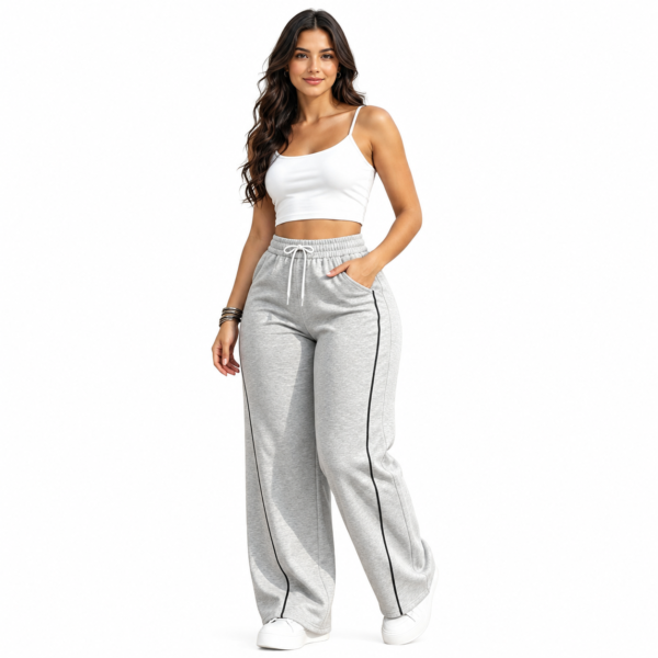 pantalon survêtement rayé femme