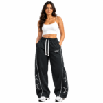 Pantalon Large Brodé Femme